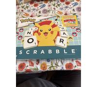 Scrabble Pokemon Word Board Game Includes 50 Challenge Cards