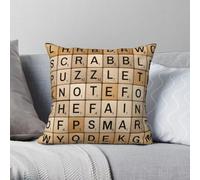 Scrabble Puzzle Not For The Faint Of Smart Pillowcase Polyester Linen Velvet Printed Zip Decor Car Cushion Cover