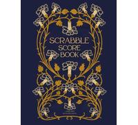 Scrabble Score Book: Art Nouveau Vintage Themed (Blue) (Scrabble Score Books with Themes)