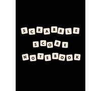 Scrabble Score Notebook: Scrabble Game Record Book, Scrabble Score Keeper, Intended for two player games, Illustration of a game board, Size 8.5 x 11 Inch, 100 Pages