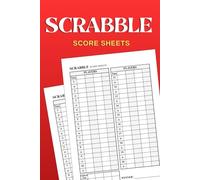 Scrabble Score Sheets: 100+ Large Print Score Pads for Scorekeeping, 6 x 9 Inches