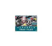SCRABBLE Scrabble Trap Tiles Family Board Game with, Traps, Trigger Tiles, Racks, Tile Bags, Gift for Teen Adult or Family Game Night Ages 10 Years &