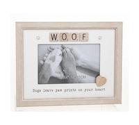 Scrabble Sentiments Photo Frame 6X4" - Woof (Dog)
