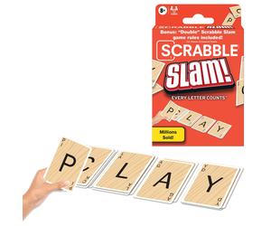 Scrabble Slam Card Game The Original 2000's Mega Hit, Fast-Paced Card Game