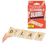 Scrabble Slam Card Game The Original 2000's Mega Hit, Fast-Paced Card Game Version of Scrabble, for 2 to 4 Players, Ages 8+