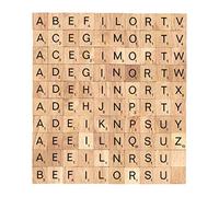 Scrabble Tiles Letters 100 Craft Wooden Piece