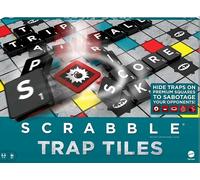 Scrabble Trap Tiles New Family Board Game Mattel Ages 10+