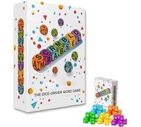 Scrambled Dice Word Game,Brain - Sharpening Spelling Dice Game for 1-5 Players - Trains Vocabulary & Thinking,Family Party for Game Nights (1 pcs)