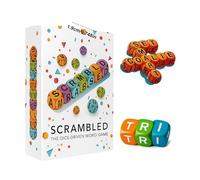 Scrambled Dice Word Game for 1-5 Players, Brain Exercise Word Games, Fun Family Scrambled Word Game, Quick Word Game, Increase Your Vocabulary, Perfect for Parties Travel & Family Nights, Gift for Kid