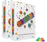 Scrambled Dice Word Game for 1-5 Players,Brain - Sharpening Spelling Dice Game,Brain Exercise Party Game,Fast-Paced Family Board Game,Fun Family Board Games for Parties Travel & Familys Nights (2box)