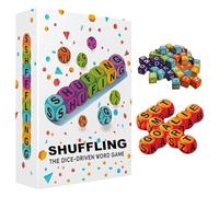 Scrambled Dice Word Game for 1-5 Players - Brain-Sharpening Spelling & Vocabulary Builder with Letter Dice, Interactive Family Board Game for Parties, Travel and Family Nights