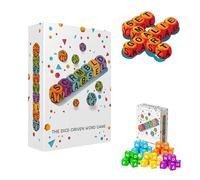 Scrambled Dice Word Game with Complete 60 Dice | The Ultimate Fast-Paced Word Sprint for 1-5 Players | Spelling & Vocabulary Brain Game for Families, Game Nights & Parties