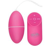 Scrambler 28X Vibrating Egg With Remote Control Pink