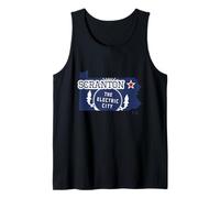 Scranton The Electric City Pennsylvania Map PA Souvenir Tank Top