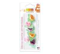 SCRAP COOKING 6 Mini Rose Corolles Azyme, 27 g