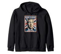 SCRAP EDUCATION TAX - Nigel Farage to Reform British Schools Zip Hoodie