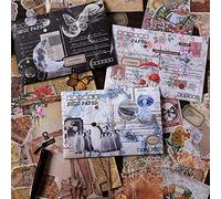 Scrapbook Accessories 100 Pieces Vintage Stickers Set Journal Accessories Stickers Aesthetic, Afternoon Tea Journal Stickers for Photo Album, Scrapbooking, Laptop, (Planet)