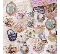 Scrapbook Accessories Stickers 30 Pcs Vintage Scrapbooking Supplies, Aesthetic Retro Journaling Supplies Kit, Stickers for Planner Junk Journal Scrapbook Paper Laptop (Baroque Style 4)