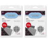Scrapbook Adhesives by 3L, 3D Foam Squares Black Mix, Small & Regular, 01615-10 (Pack of 2)