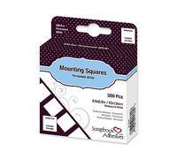 SCRAPBOOK ADHESIVES BY 3L Mounting Squares, Paper, White, 12mm x 13mm Size