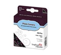 SCRAPBOOK ADHESIVES BY 3L Photo Corners Black