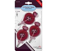 SCRAPBOOK ADHESIVES BY 3L Runner Permanent Strips Refill Value Pack,White