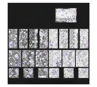 Scrapbook Frames Decorative Paper, Sculpture Paper 20 Pcs Dual Material Multi Size Lace for Collage DIY Scrapbooking Stickers(A)