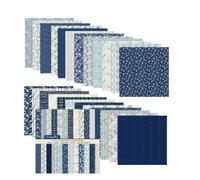 Scrapbook Paper 12"x12" ,Vintage Scrapbook Supplies,24 Sheets/24 Designs Double-Sided Papers Pad,Decorative Craft Paper for Card Making,Photo Album Journal Decor (Blue, 12"x12")