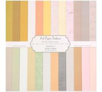 Scrapbook Paper 24 Sheets 12 Color Double-Sided Different Patterns Paper Scrapbook Supplies for DIY Crafts Card Making Gifts Wrap Decoration 12x12 Inch(Mixed Color,Style 3)