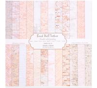 Scrapbook Paper 24 Sheets 12 Color Double-Sided Different Patterns Paper Scrapbook Supplies for DIY Crafts Card Making Gifts Wrap Decoration 12x12 Inch(Mixed Color,Style 1)