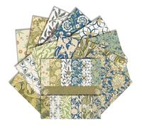 Scrapbook Paper, 24 Sheets Vintage Floral Craft Patterned Paper Pad 11.8x11.8 Double-Side Delicate Botanical Decorative Papers Supplies for Card Making Decorative Background Art Album (A)