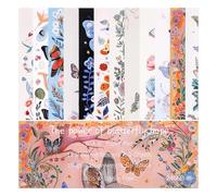 Scrapbook Paper Pad 15x15cm-12 Designs The Power of Butterfly Hope Scrapbooking Supplies Kit,Single-Sided Patterned Cardstock Pads for Card Making,Background Borders,Designer Planner Journals