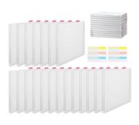 Scrapbook Paper Storage Organizer - 12 X 12 Clear Paper Holder Organizer, Scrapbook Paper Holder | Clear Cardstock Storage Organizer with Sticky Index Tabs, Arts and Crafts Storage Organizers
