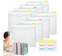 Scrapbook Paper Storage Organizer - 12x12 Paper Storage | Cardstock Organizer | Clear Top-Loading Sleeves with Adhesive Index Tabs for Holding Vinyl, Photos, & Crafting Project Files