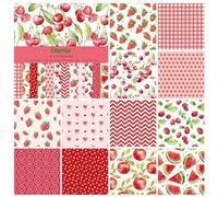Scrapbook Pattern Paper Pack, Scrapbook Paper Pad 6x6 inches Pack of 24 Multicolor Fruit Pattern Single Sided
