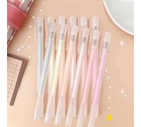 Scrapbook Quick Dry Glue Pen 12PCS Set, Crafting Fabric Pen Liquid Glue Pen for Papercrafts, Handmade Stationery, DIY Foil-Stamping, Back to School Supply, Year 6+ (12PCS Set-Forsted Holder Type)
