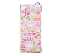 Scrapbook Sticker - 21.5x9.5cm Journal Ledger Book Decal | kawaiis Water Bottle Sticker | Waterproof Vinyl Decals | Water Cups Laptops Wall Guitars Suitcases Luggage Notebook Envelop Glasses