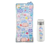 Scrapbook Sticker - Journal Art Adhesive Embellishment | Decorative Paper Supplies Cute Shapes Colorful Self Adhesive Crafting Album Card Design Letters Icons Kids Book Party Creative Collection Pack