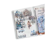 Scrapbook Stickers, Stickers for Scrapbooking Four Seasons Landscape Material PET Sticker This Handbook Decorative Sticker Book