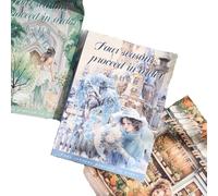 Scrapbook Stickers, Stickers for Scrapbooking Four Seasons Landscape PET Sticker This Handbook Decorative Sticker Book Scrapbooking