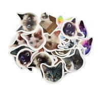 Scrapbooking Cat Stickers, 46Pcs Black Cat Scrapbook Stickers, Cute Kitten Sticker for Photo Albums, Diaries, Crafts, Scrapbooks, Notebooks, Memoirs