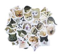 Scrapbooking Cat Stickers, Black Cat Scrapbook Stickers, 92Pcs Cute Kitten Sticker for Photo Albums, Diaries, Crafts, Scrapbooks, Notebooks