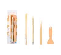 Scrapbooking Craft Tool Includes Adhesive Applicator Spatula Ceramic Cutter and Tweezers for Art Craft and Scrapbooking Ceramic Pen for Art Project