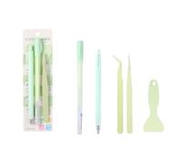 Scrapbooking Craft Tool Including Adhesive Applicator Spatula Ceramic Cutter and Tweezers for Card Making Scrapbooking Craft Tool for Students