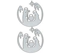 Scrapbooking Cutting Dies Stencils for Embossing Greeting Cards - Card Making,Christmas Album Frame Cutting Dies for Scrapbooking Photo Album