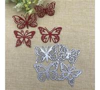 Scrapbooking Cutting Stencils,11.7x10.2cm Butterfly Craft Metal Cutting Dies Stencil Decoration Scrapbook Die Cuts Album Paper Craft