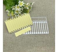 Scrapbooking Cutting Stencils,11.9x8.5cm Window Metal Cutting Dies Mold Round Hole Label Tag Scrapbook Paper Craft