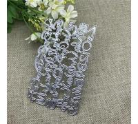 Scrapbooking Cutting Stencils,12x7cm Letter Set Metal Cutting Dies Mold Christmas Flower Leaves Scrapbook Paper Craft
