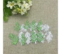 Scrapbooking Cutting Stencils,8x11.6cm Leaves Frames Metal Cutting Dies Mold Round Hole Label Tag Scrapbook Paper Craft