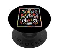 Scrapbooking Is My Therapy Memory Creators Crafter PopSockets Adhesive PopGrip